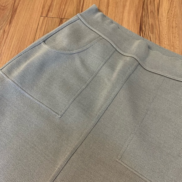 Sonia Rykiel Grey Knit 100% Cotton Midi Skirt - Picture 3 of 9